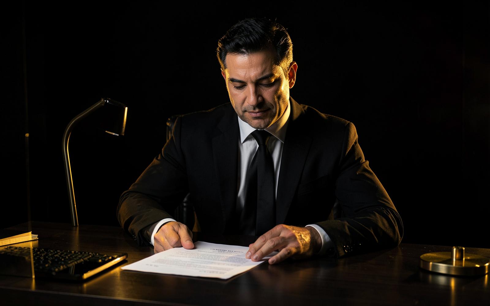 Especialista da Ciclo Consultoria revisando um contrato financeiro